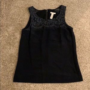 J.Crew Lace Tank, Size 2